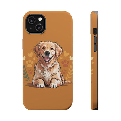 Dog Lover Magnetic Phone Case, Cute Pet Cases for iPhone, Dog-themed Phone Covers, Golden Retriever Case, Gifts for Dog Owners