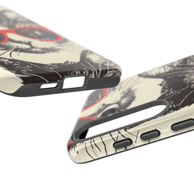 Phone Case: Sassy Cat Phone Case, Cute Cat Lovers Gift, Pet Lover Accessory, Fun Cat Phone Cover, Stylish Gadget Protection