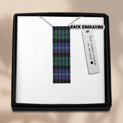 Necklace: Vertical Bar Tartan - or Make Your Own - Sample Mitchell