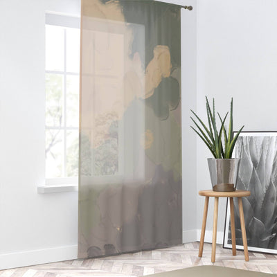 Window Curtain: Artsy Neutrals