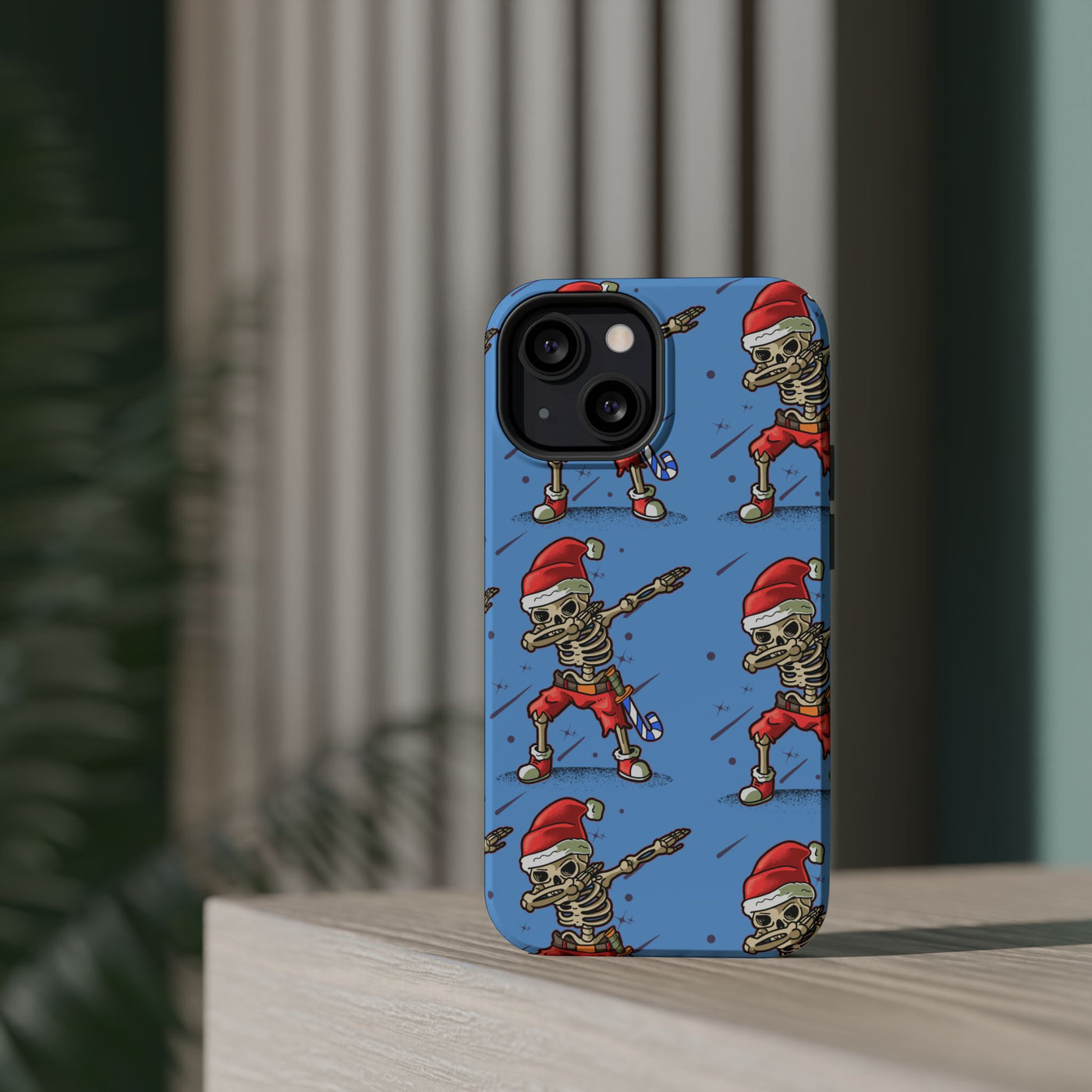Santa Skelly Celly Phone Case | Durable & MagSafe Compatible