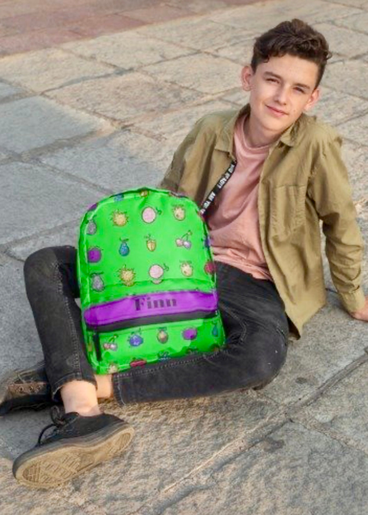 Backpack: Anime-Inspired Superfruit - Made-to-order and Personalizable one-piece-inspired backpack