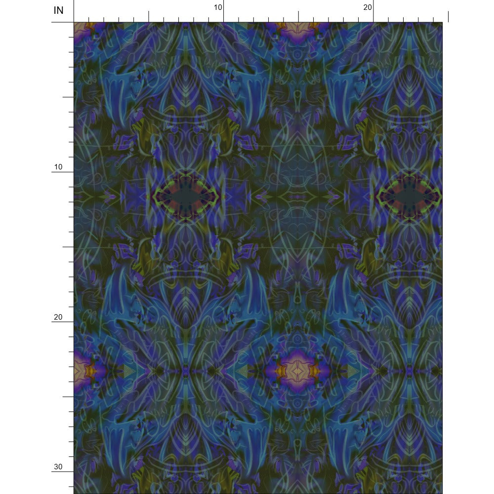 Fabric - Bermuda Triangle Fabric in Leather