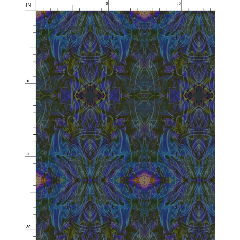 Fabric - Bermuda Triangle Fabric in Leather