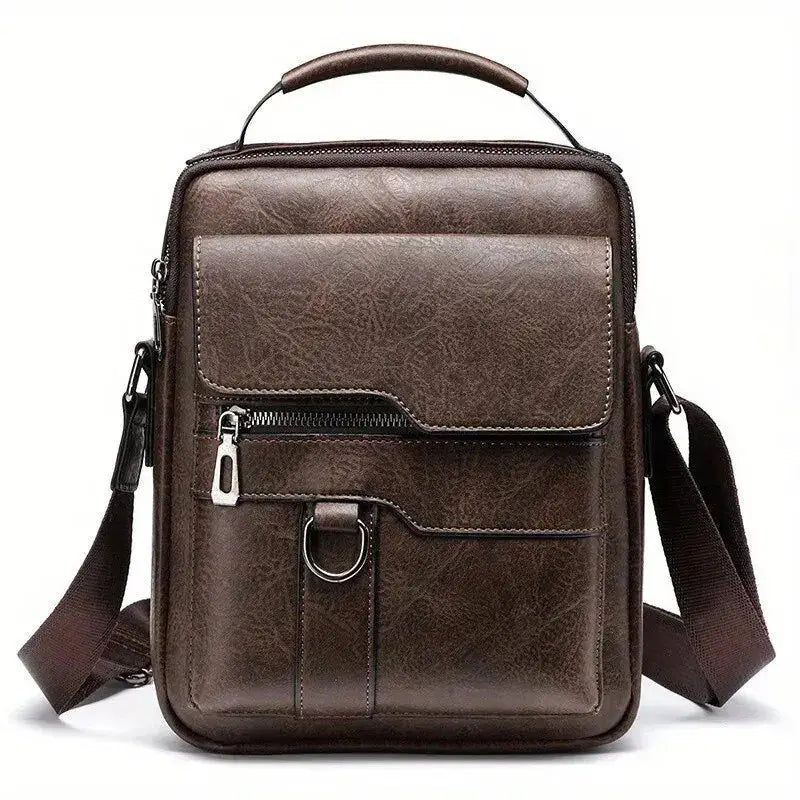 Bag: Men's New Shoulder Bag, Crossbody Bag For Men Messenger Bag Handbag, PU Leather Purse Messenger Crossbody Bags