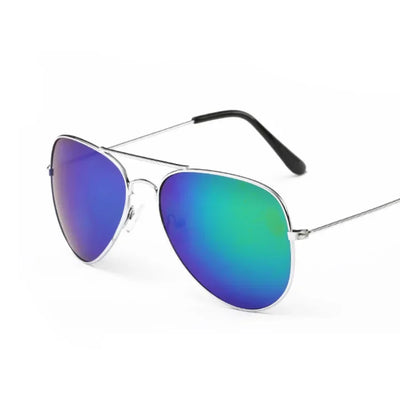 Sunglasses: Gradient Blue Large Full Rim Square Sunglasses for Men [UV-protected]