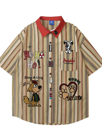 Unique men's cartoon shirt

Trendy striped shirt men

Stylish men's printed shirtStylish men's printed shirt

Striped shirt with cartoon print

Streetwear cartoon shirt

Statement shirt for men

Oversized cartoon print shirt

Men's fashion cartoon shirt

Men's casual character shirt

Graphic shirt with collar

Gift for Her

Funky men's striped shirt

Designer cartoon shirt for men

Contrast trim shirt men

Contrast collar shirt men

Comic print shirt men

Colorblock collar shirtDesigner cartoon shirt for me