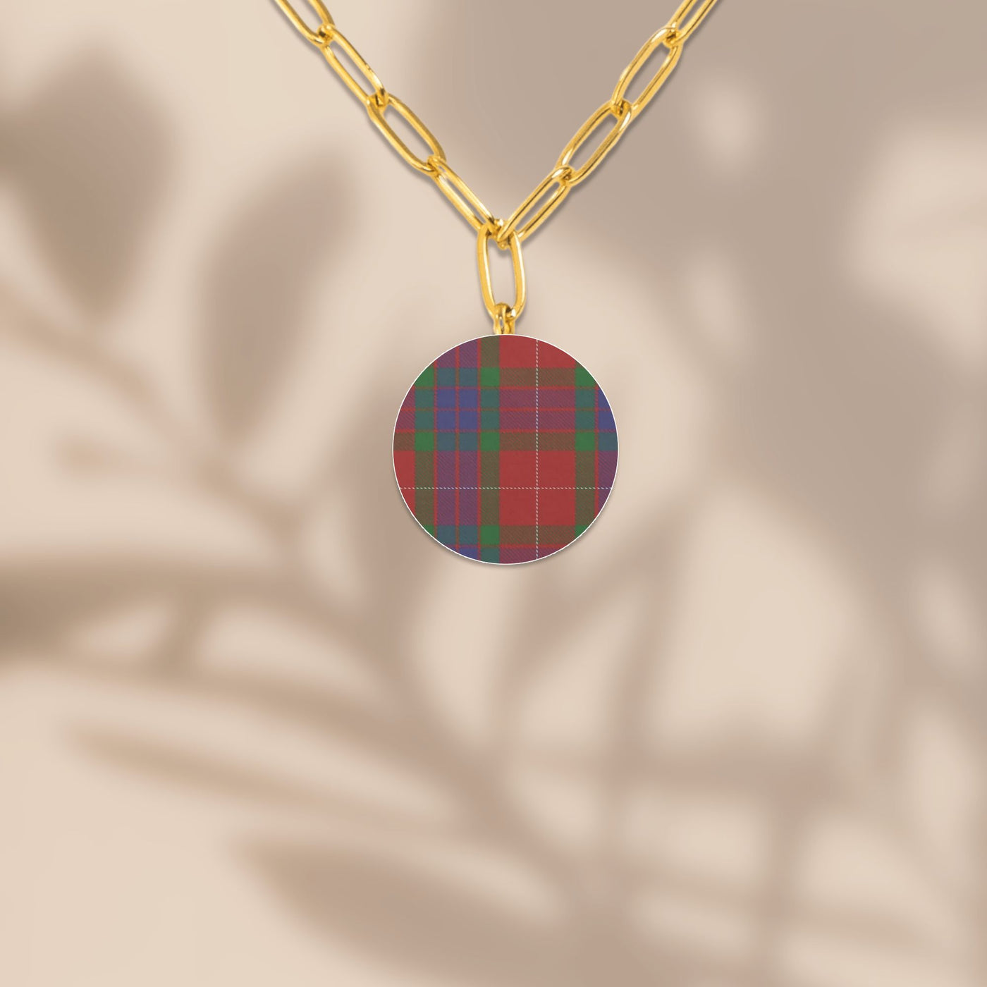 Necklace: Paperclip Coin-Circle Necklace -Make Your Own - Fraser Sample