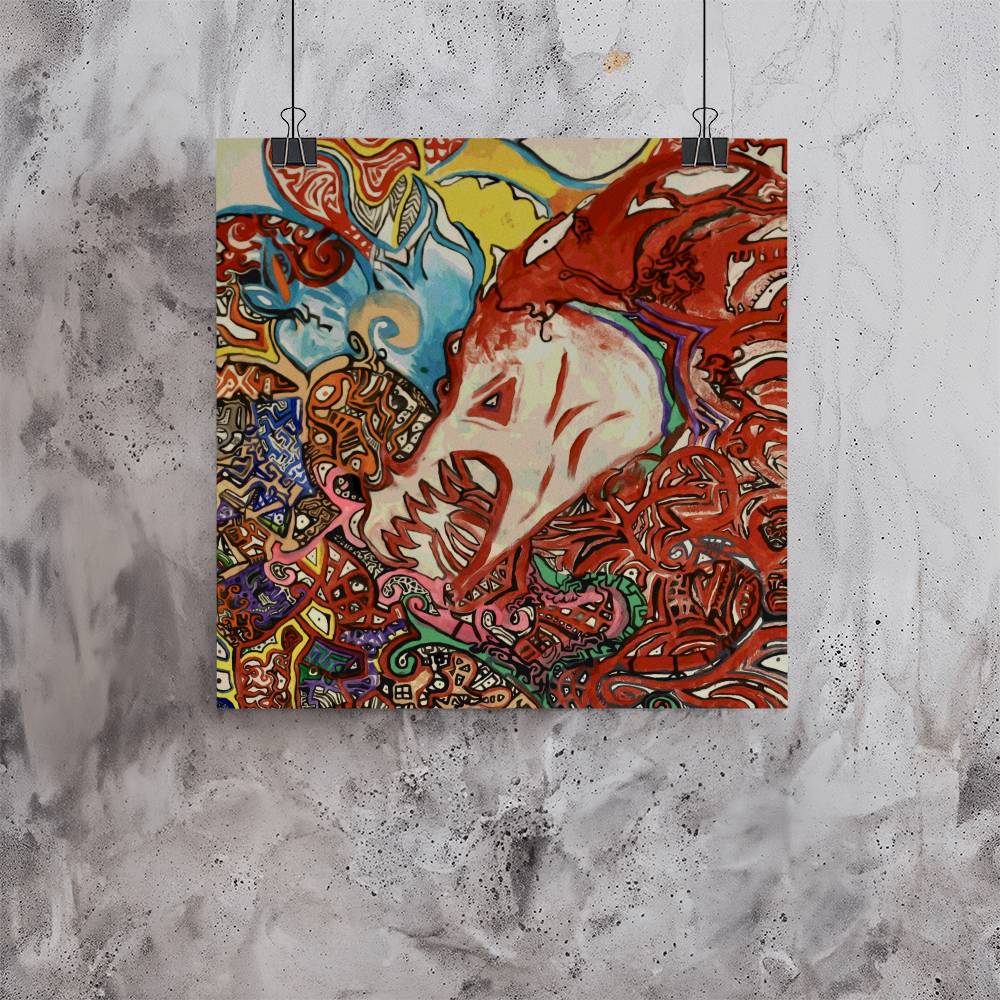 Art: Goruk. Take a Bite Wall Print