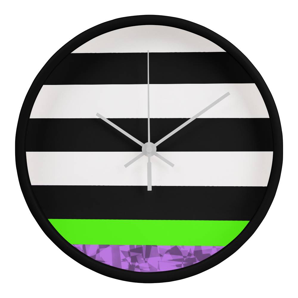 Clock:  East of Oz Wooden Wall Clock