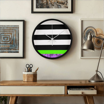 Clock:  East of Oz Wooden Wall Clock
