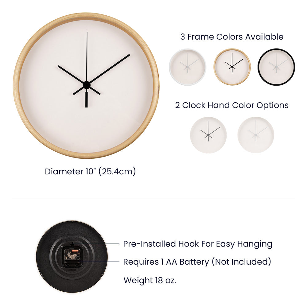 Clock:  East of Oz Wooden Wall Clock