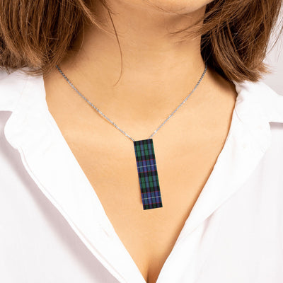 Necklace: Vertical Bar Tartan - or Make Your Own - Sample Mitchell