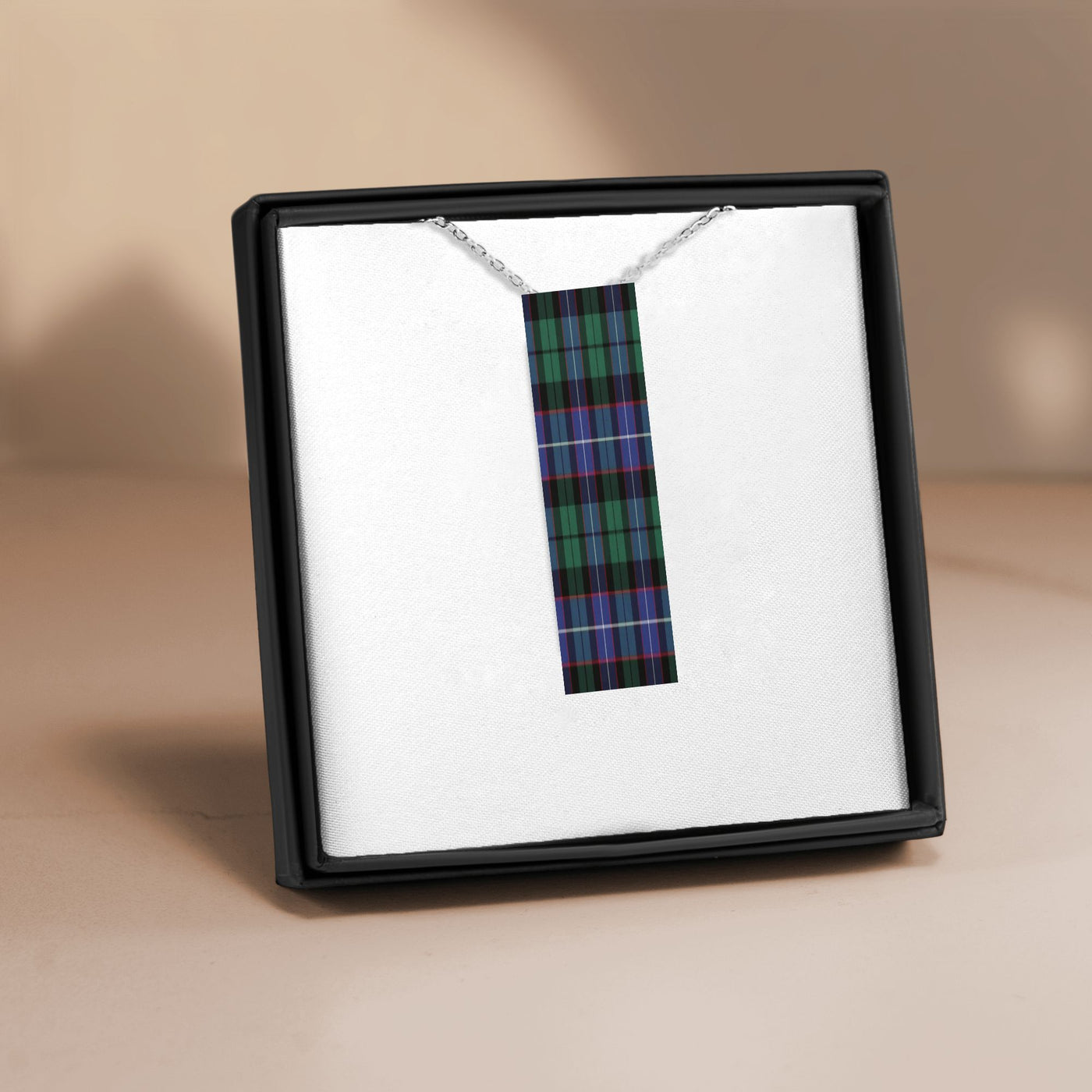 Necklace: Vertical Bar Tartan - or Make Your Own - Sample Mitchell