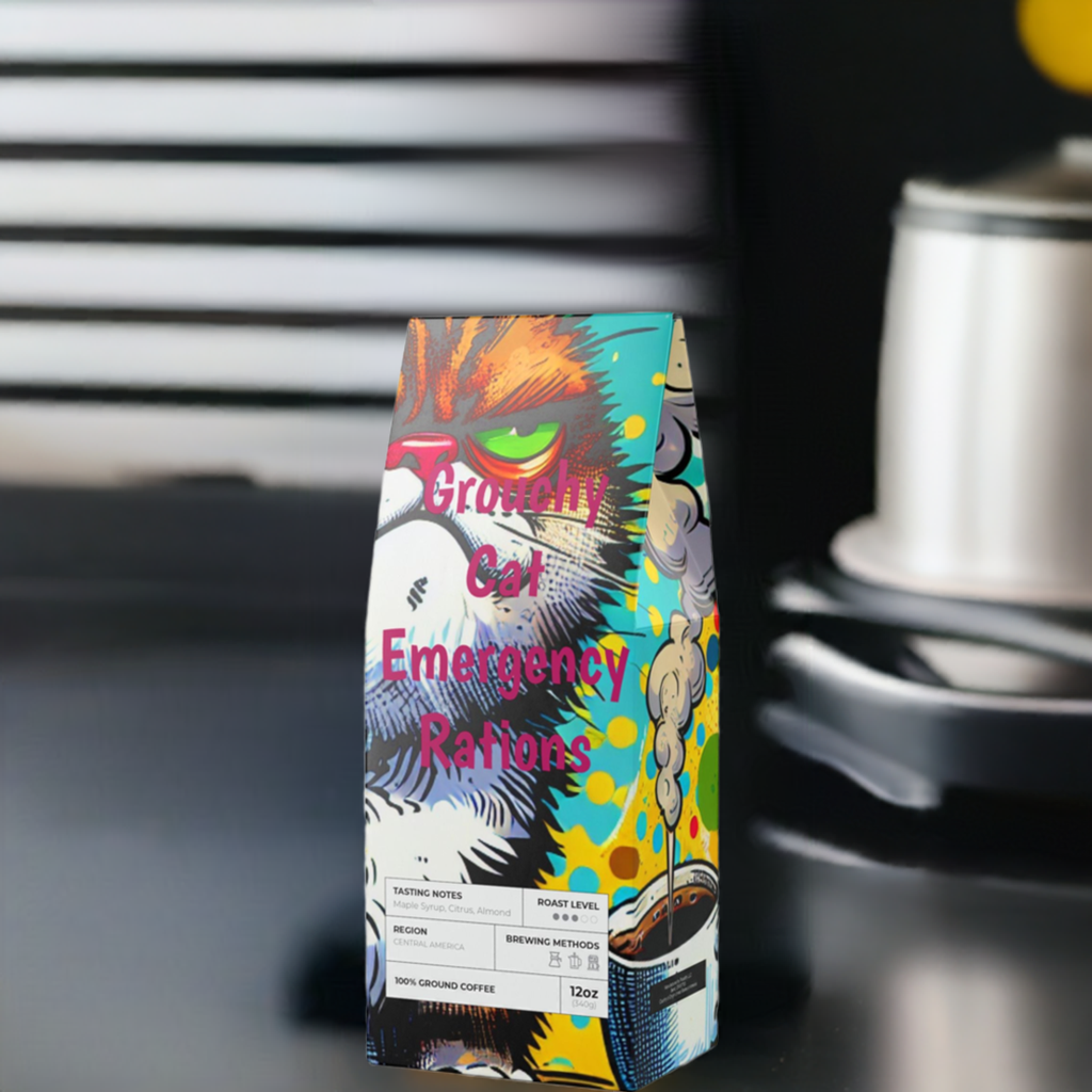 Grouchy Cat:  Broken Top Coffee Blend (Medium Roast)