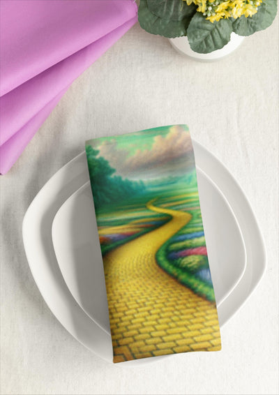 Napkins: Follow the Yellow Brick Road | 4-set