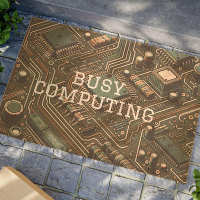 Door Mat: Busy Computing