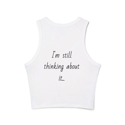 Racerback Tank Top: Overthinking Design