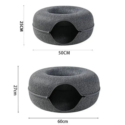 Cozy Cat Play Tunnel Bed